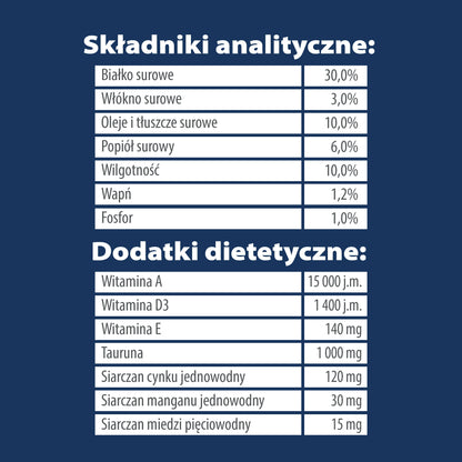 TEO sucha karma dla kota dorosłego z rybą bałtycką 14%, z tauryną – 6 x 400 g