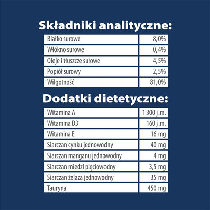 TEO karma mokra dla kota 30 x 415 g w puszkach – mix smaków drób, wołowina, ryba