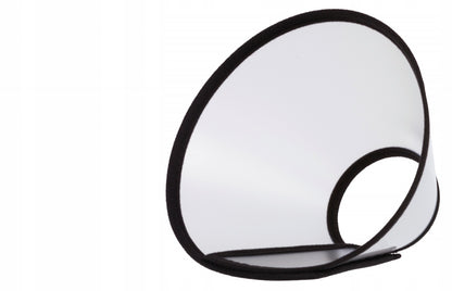 Trixie Kołnierz pooperacyjny dla psa L-XL 50-58 cm, plastikowy, na rzep – przezroczysty