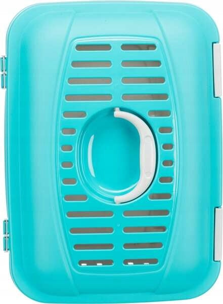 Trixie Transporter dla kota i psa do 5 kg Midi-Capri otwierany od góry – szaro-turkusowy