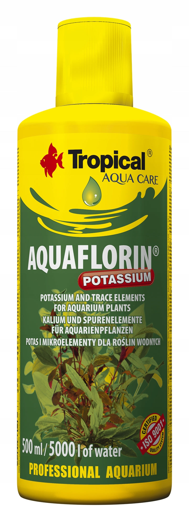 Tropical Aquaflorin Potassium 500 ml – nawóz potasowy do roślin akwariowych, płyn