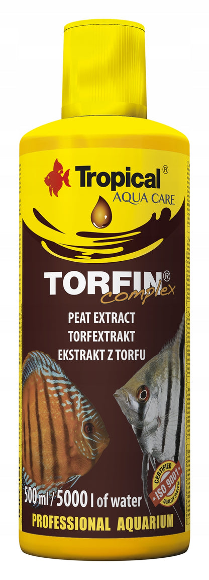 Tropical Torfin Complex 500 ml – ekstrakt z torfu wysokiego do akwarium, czarne wody