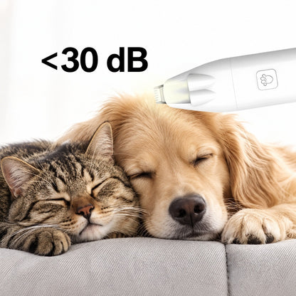 Trymer do łap dla psa i kota 9 mm bezprzewodowy z LED, ładowanie USB-C – 90 min pracy