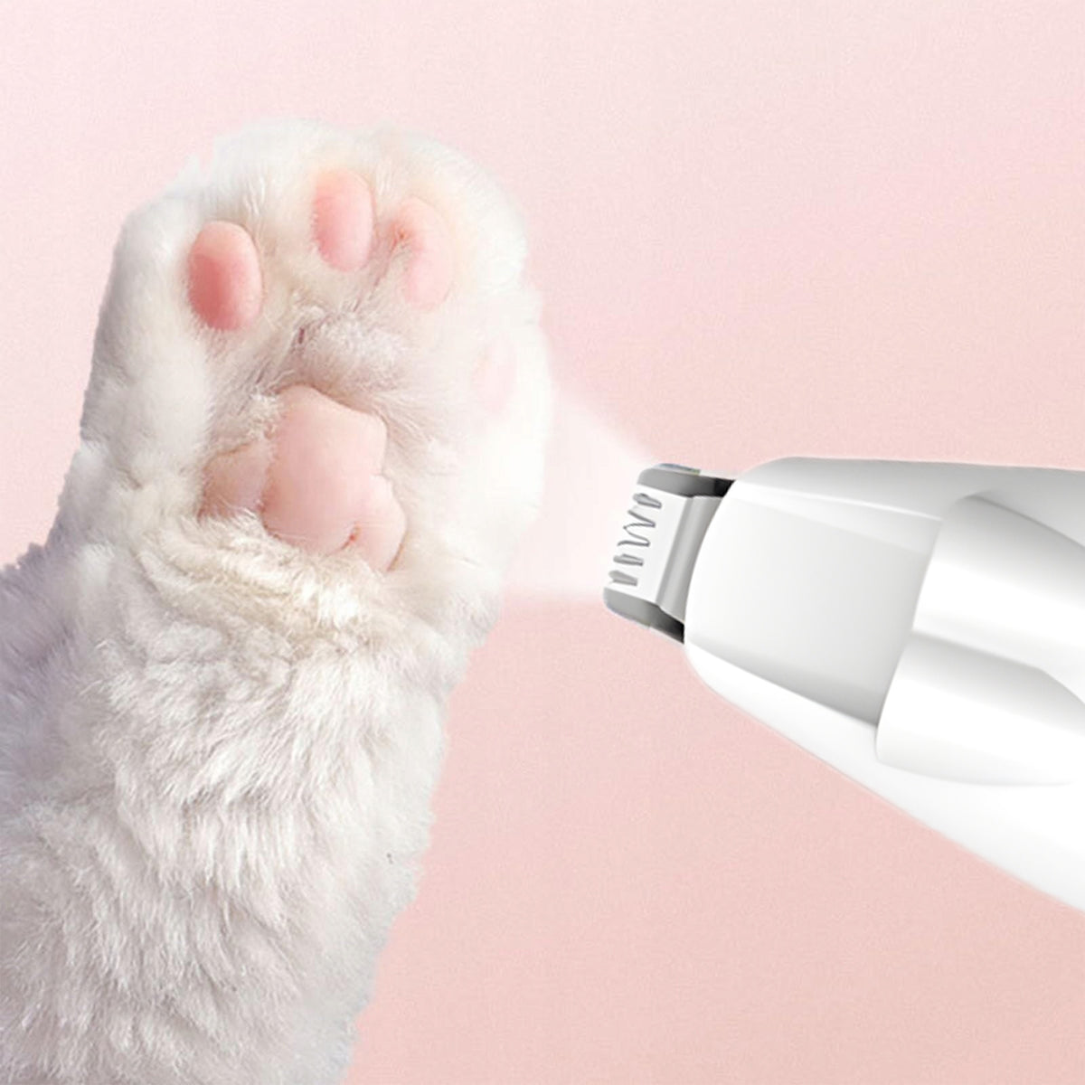 Trymer do łap dla psa i kota 9 mm bezprzewodowy z LED, ładowanie USB-C – 90 min pracy