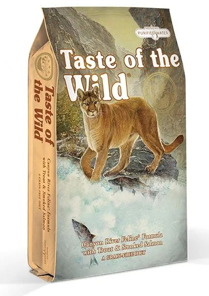 Taste of the Wild Canyon River sucha karma dla kota bezzbożowa 2 kg – łosoś i pstrąg