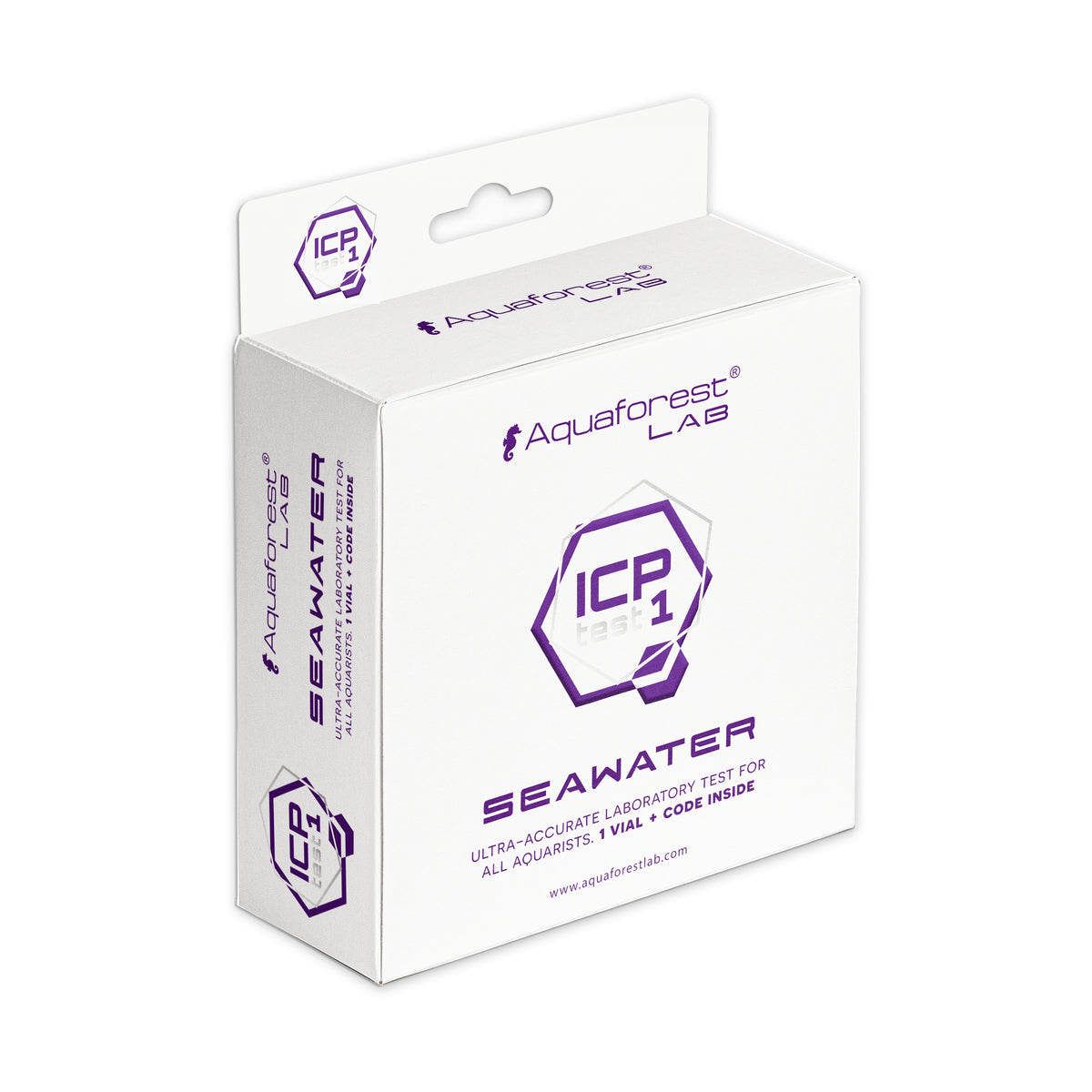 Aquaforest ICP 1 test laboratoryjny wody do akwarium – Ca, Fe, K, KH, Mg, zestaw z fiolką
