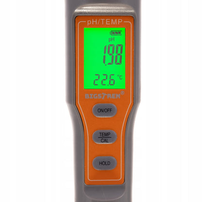 Bigstren elektroniczny tester pH wody z termometrem i funkcją ATC – wodoodporny, 23534