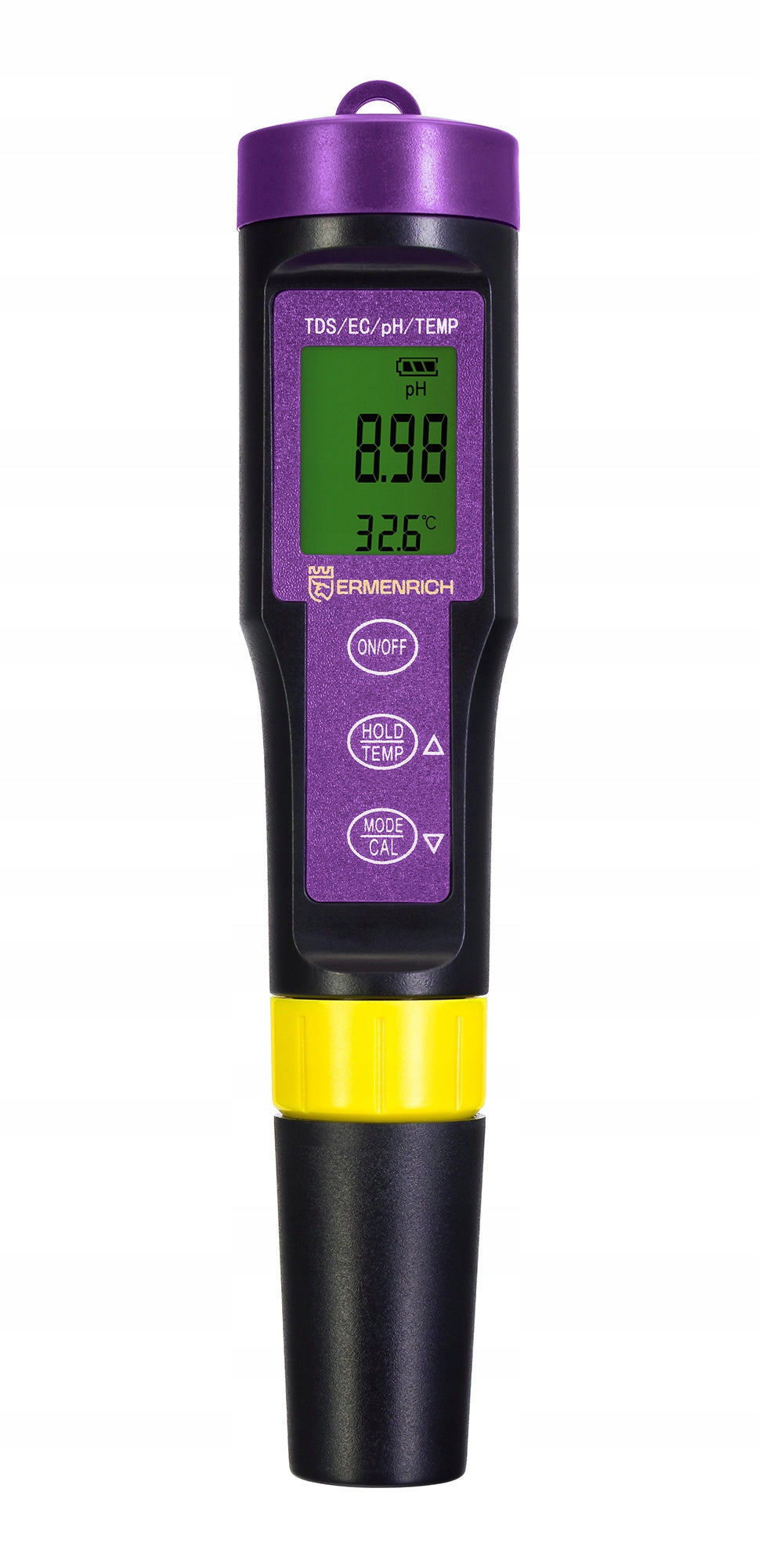 Tester jakości wody 4w1 QT20 – miernik pH, TDS, EC i temperatury z ekranem LCD, IP65