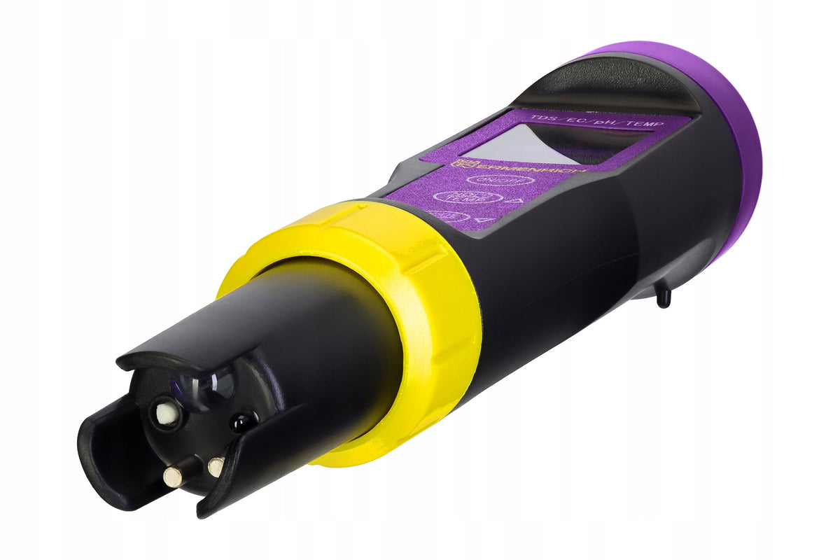 Tester jakości wody 4w1 QT20 – miernik pH, TDS, EC i temperatury z ekranem LCD, IP65
