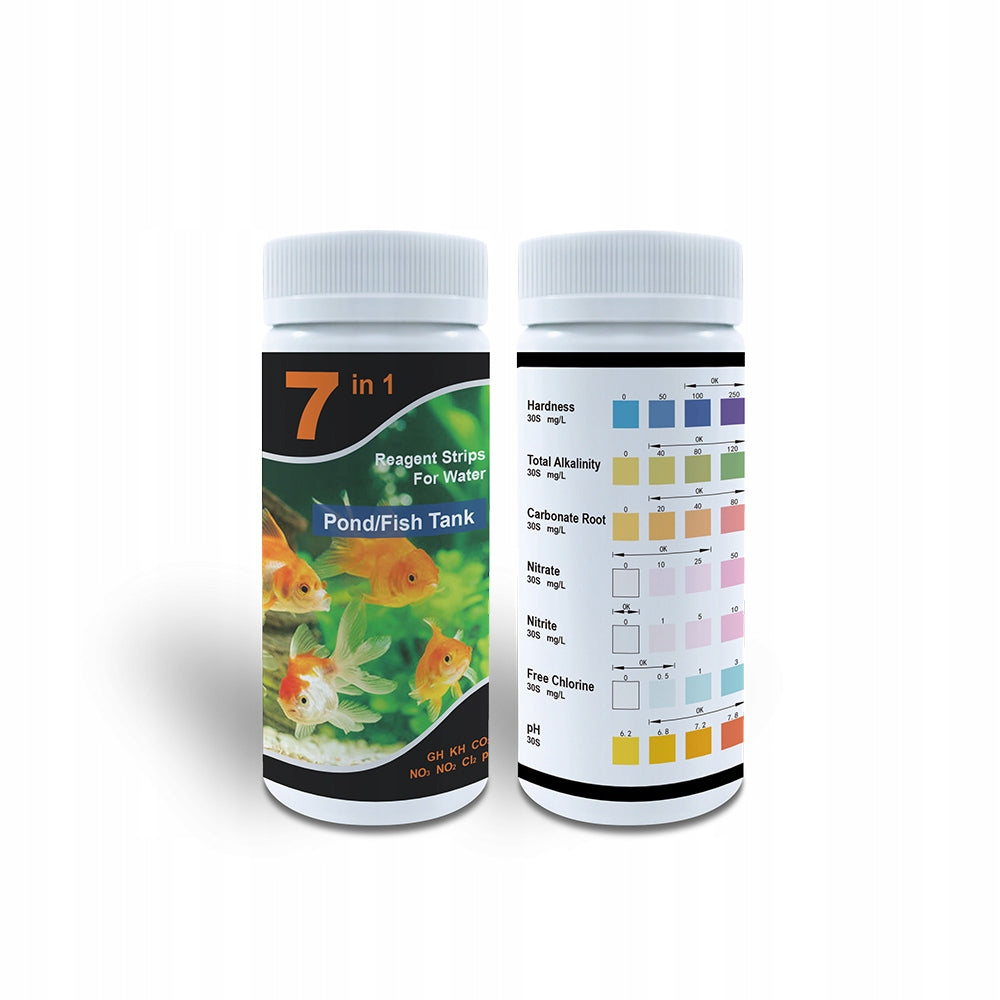 TD Stones Testy paskowe do wody 7w1, 100 szt. – akwarium, oczko wodne i basen