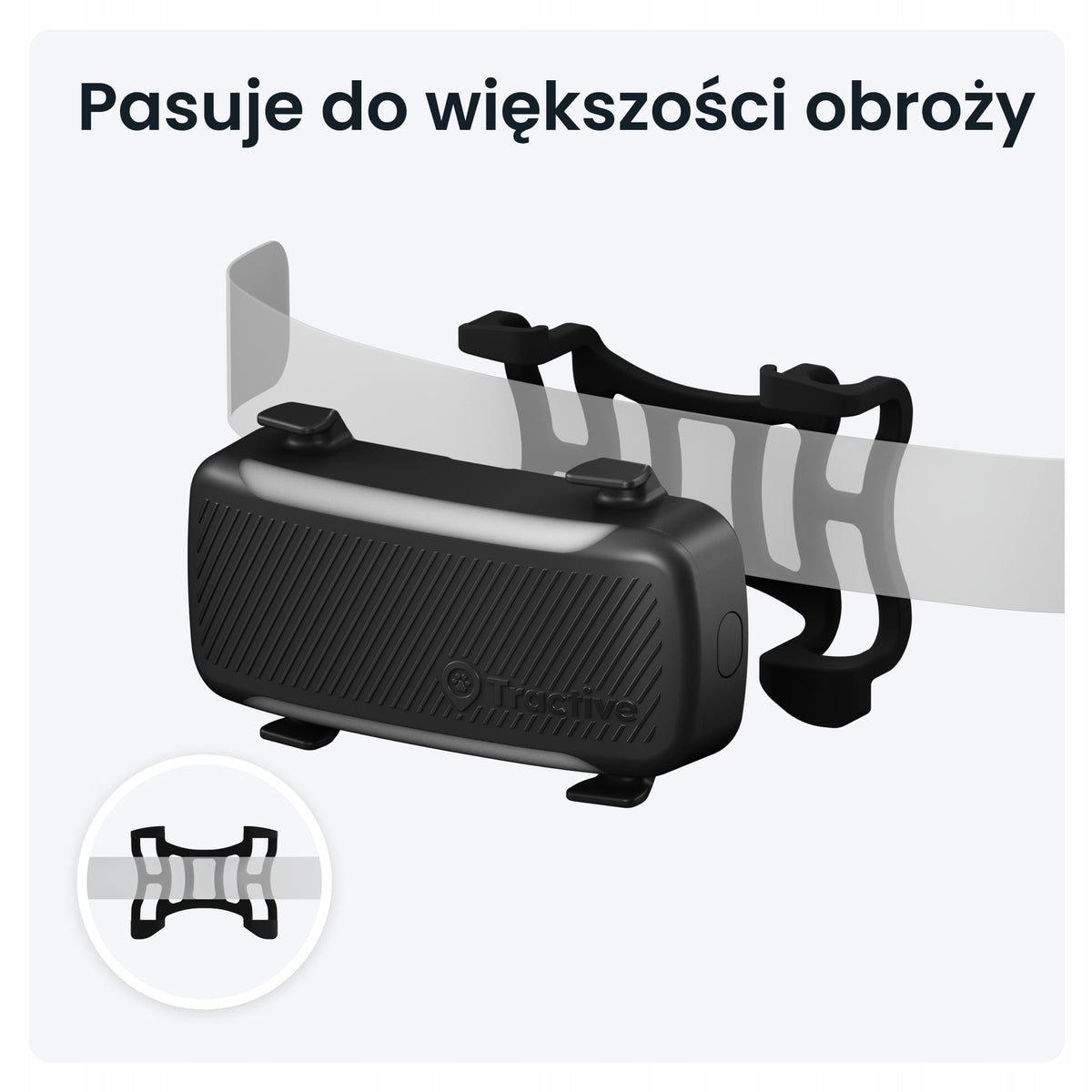 Tractive Lokalizator GPS dla psa DOG 6 XL z monitorowaniem zdrowia, powyżej 20 kg – czarny