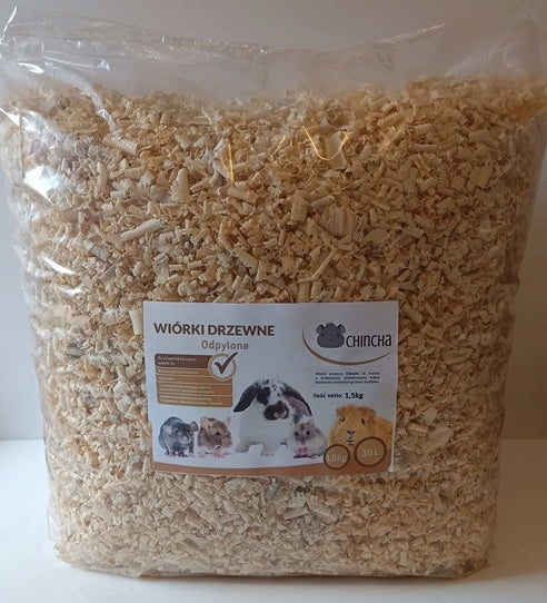 Trociny dla gryzoni i królików 4,5 kg (90 l) – naturalna ściółka odpylona, bezzapachowa
