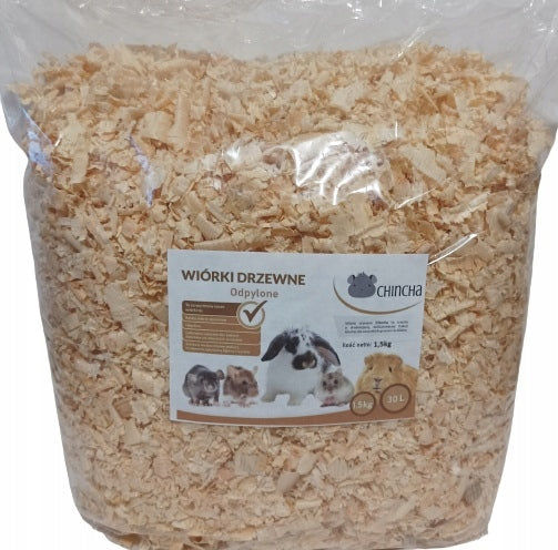 Trociny dla gryzoni i królików 4,5 kg (90 l) – naturalna ściółka odpylona, bezzapachowa