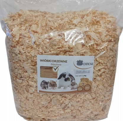 Trociny dla gryzoni i królików 4,5 kg (90 l) – naturalna ściółka odpylona, bezzapachowa