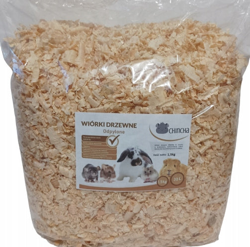 Trociny dla gryzoni i królików 4,5 kg (90 l) – naturalna ściółka odpylona, bezzapachowa