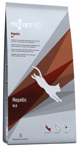 Trovet Hepatic HLD sucha karma dla kota 2,5 kg – dieta na wątrobę i jelita, drób