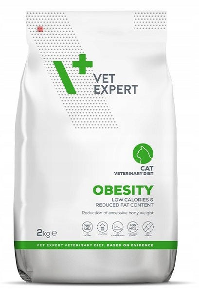Vet Expert Obesity Cat sucha karma dietetyczna dla kotów z nadwagą 2 kg – drób