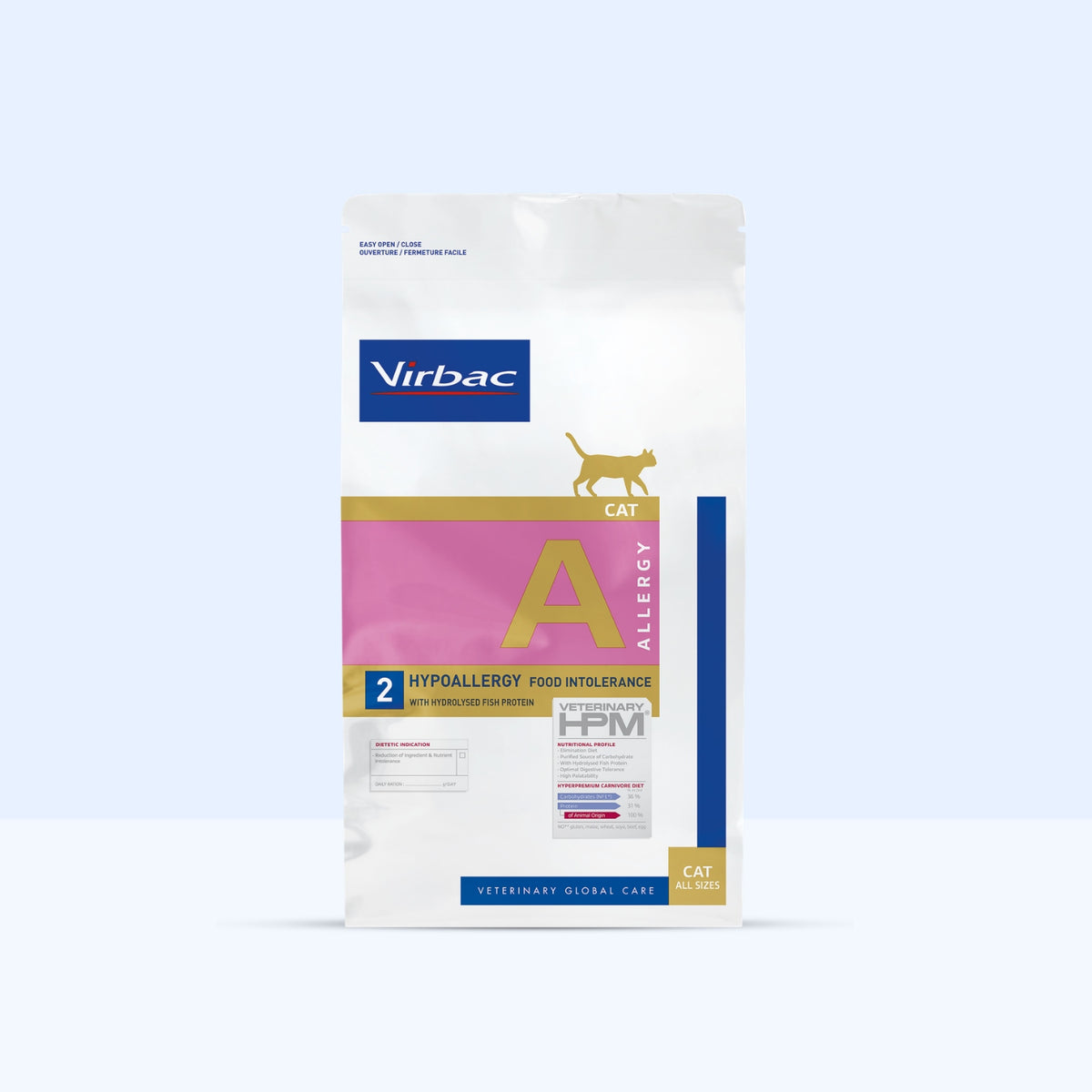 Virbac Veterinary HPM Cat sucha karma hipoalergiczna dla kota dorosłego 3 kg – ryba