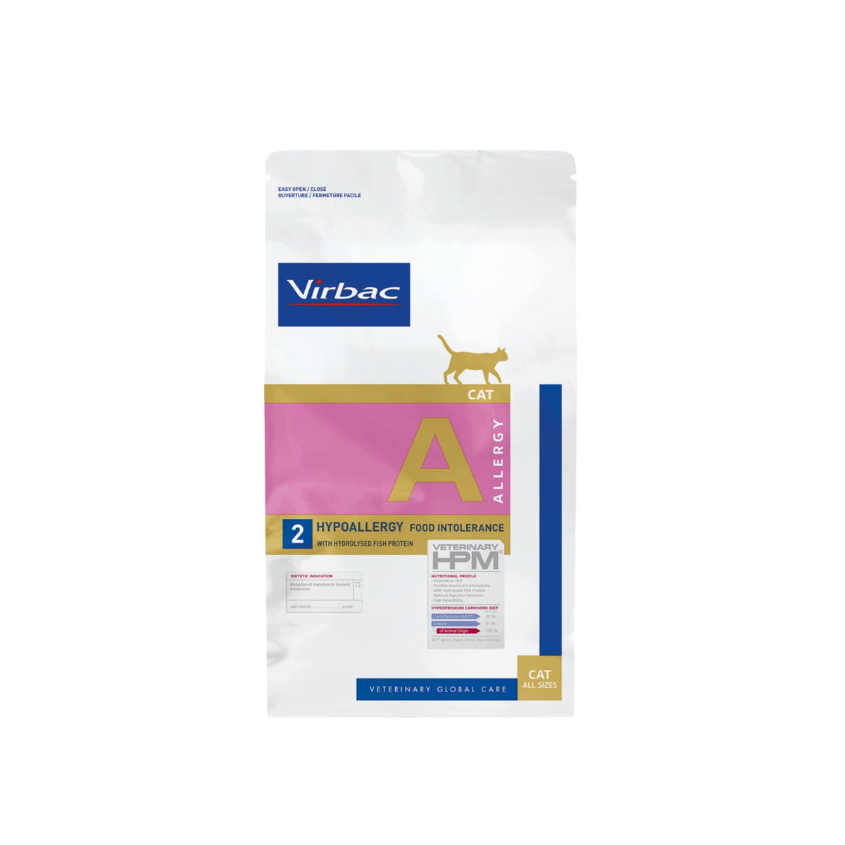 Virbac Veterinary HPM Cat sucha karma hipoalergiczna dla kota dorosłego 3 kg – ryba