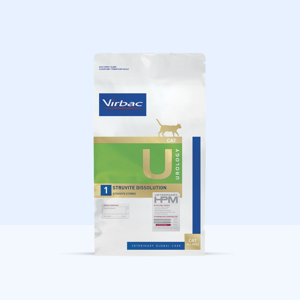 Virbac Urology 1 sucha karma dla kota na kamicę moczową 3 kg – wysokobiałkowa, drób