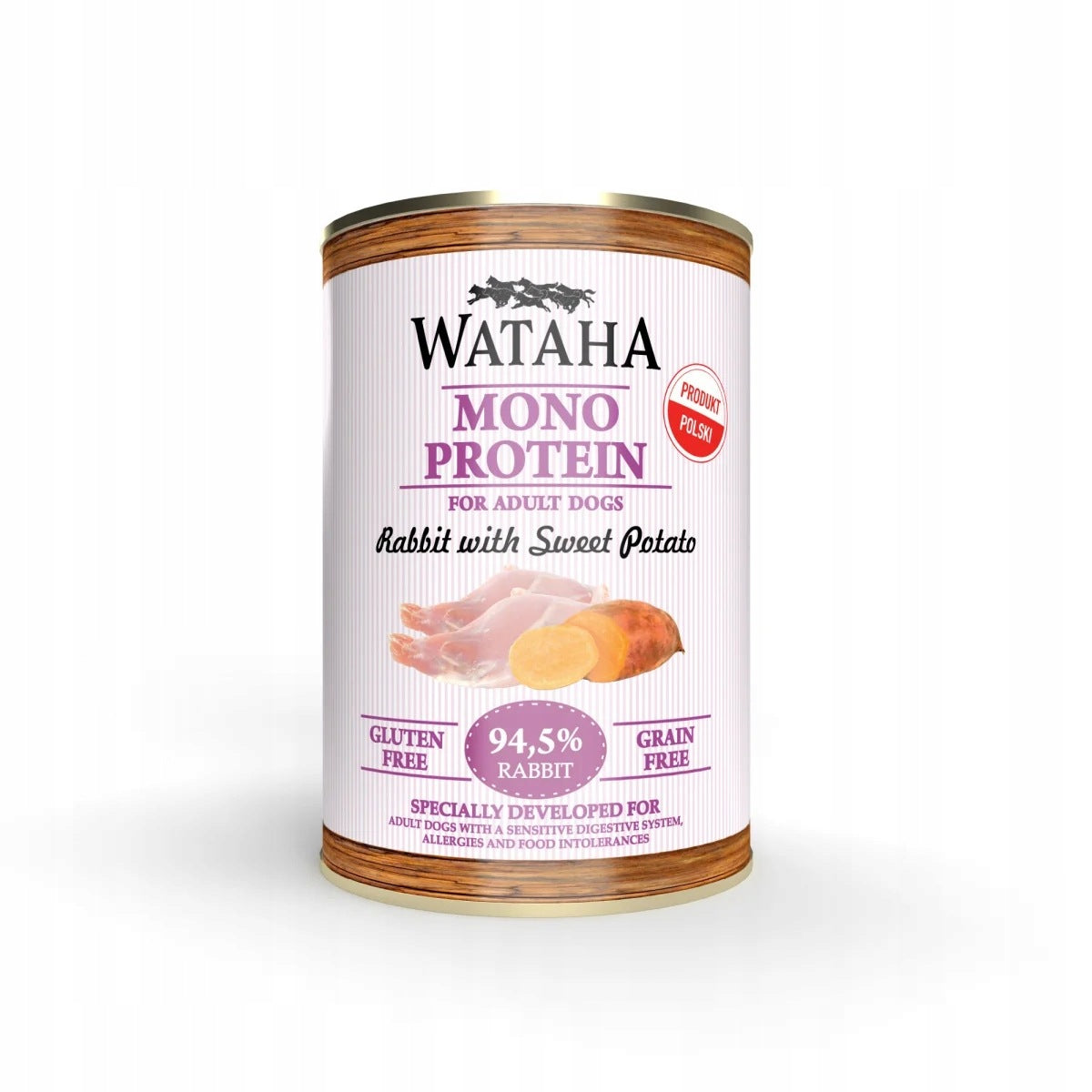 WATAHA Mono Protein Adult karma mokra dla psa 12 x 400 g, monobiałkowa, bez zbóż – mix smaków