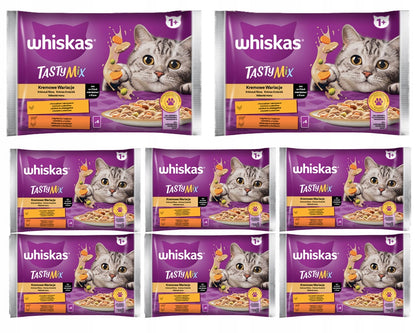 Whiskas Adult mokra karma dla kota 32x85 g – kremowa zupa w saszetkach, mix smaków