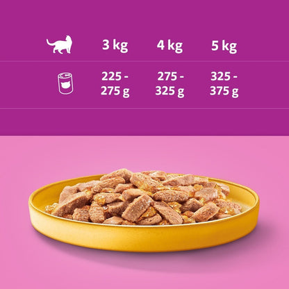 Whiskas karma mokra dla kota z kurczakiem w galaretce 24x400 g – puszki, 9,6 kg