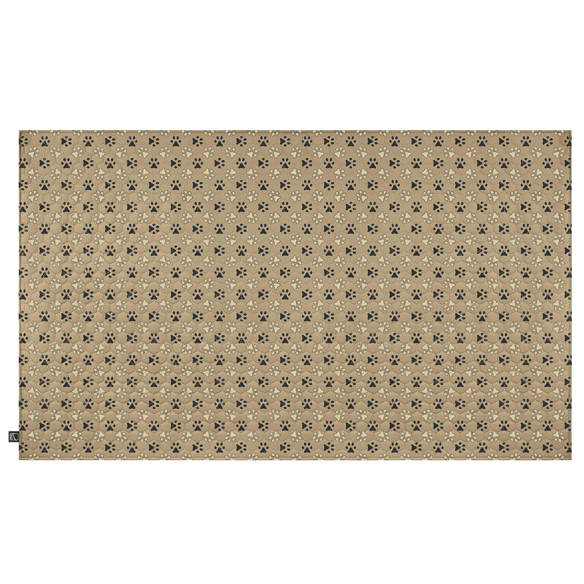 Dogguru wodoodporna narzuta na łóżko dla psa 150 x 90 cm, dwustronna mata XL – beżowa