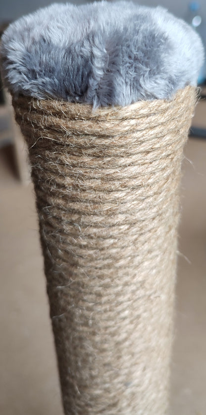 Mebel Point Wymienna rolka do drapaka dla kota 70 cm, lina jutowa 10 mm, gwint M8 – beżowa