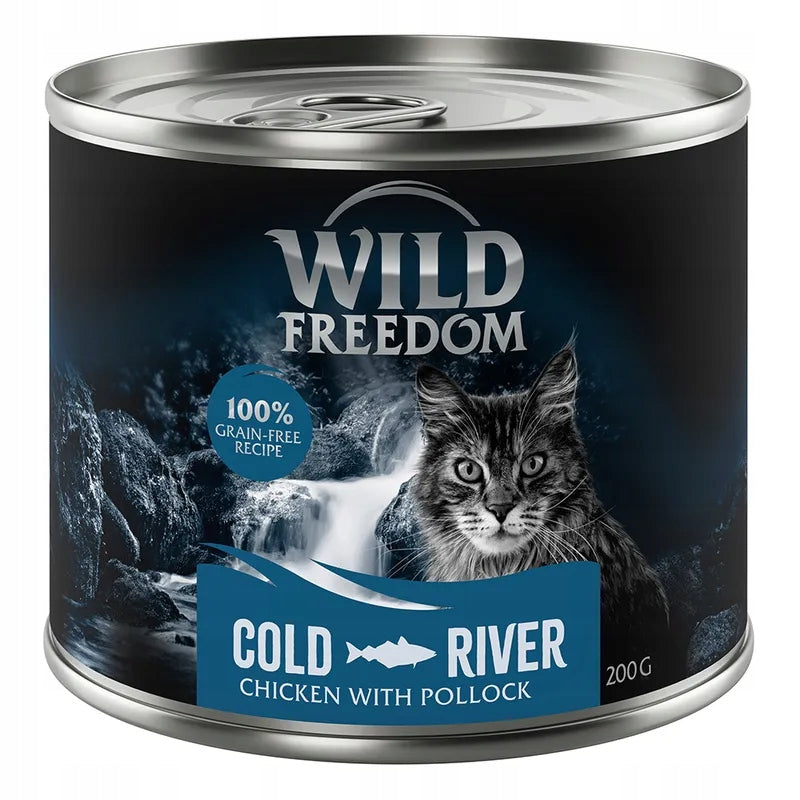Wild Freedom Adult mokra karma dla kota 6x 200 g – 98% mięsa, bezzbożowa, mix smaków
