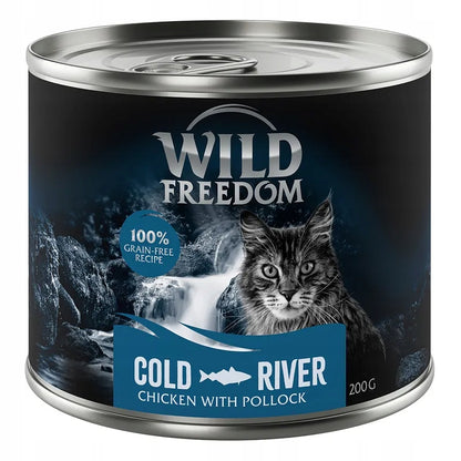 Wild Freedom Adult mokra karma dla kota 6x 200 g – 98% mięsa, bezzbożowa, mix smaków