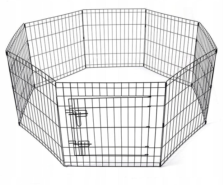 Oh!dog Kojec modułowy dla psa 8 przęseł 76 cm ze stali proszkowanej – wybieg dla szczeniąt