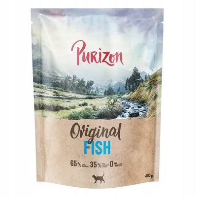 Purizon sucha karma dla kota bez zbóż 3 x 400 g – zestaw trzech smaków, dorosłe koty