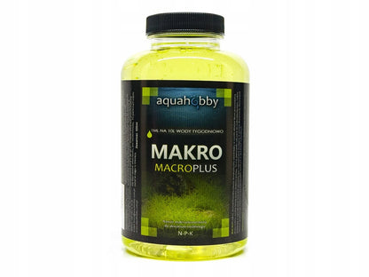 Aqua Hobby nawozy do akwarium roślinnego 3 x 500 ml – makro, mikro i węgiel w płynie