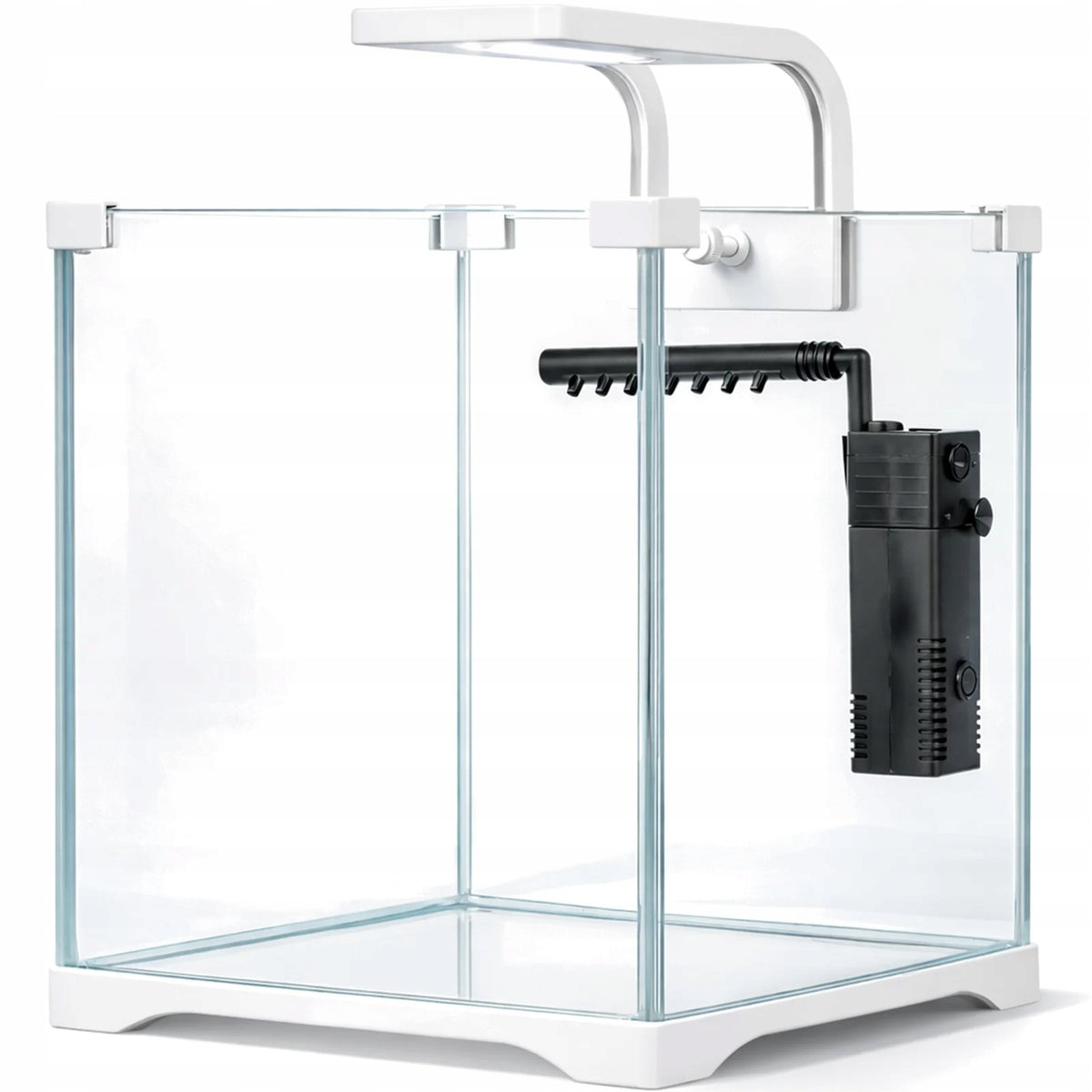 Kruger Meier Shrimp!One Pro akwarium 10 l z filtrem i lampą LED – zestaw krewetkarium