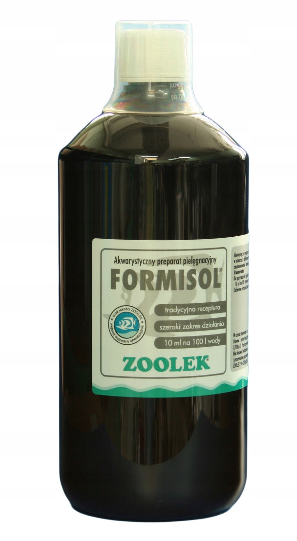 Zoolek Formisol preparat odkażający do akwarium słodkowodnego 1000 ml – na bakterie i pleśnie