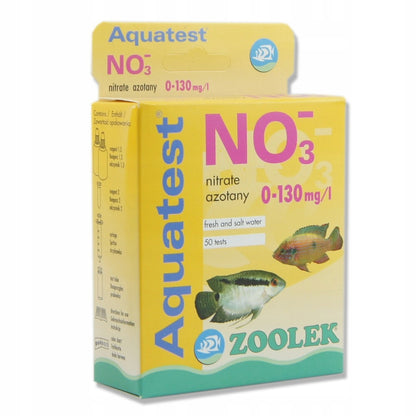 Zoolek test na azotany NO3 do akwarium – kropelkowy, zakres 0-150 mg/l, 50 testów