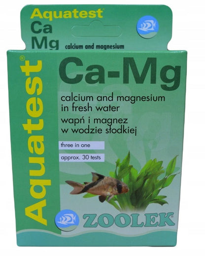 Zoolek test Ca-Mg do akwarium – kropelkowy pomiar wapnia, magnezu i twardości ogólnej