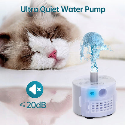 Zamienna pompka do fontanny dla kota USB 5 V – cicha poniżej 20 dB, plastikowa
