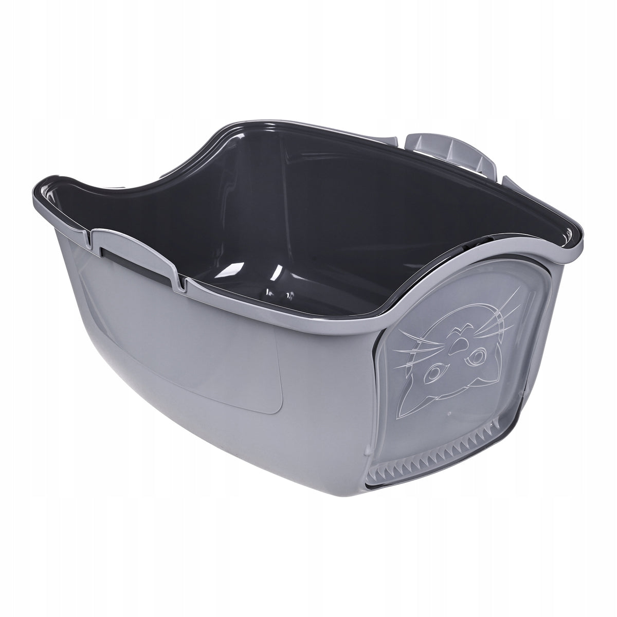 Diamentiq Kuweta zamknięta dla kota XL 56 x 40 x 39 cm z filtrem węglowym – szara