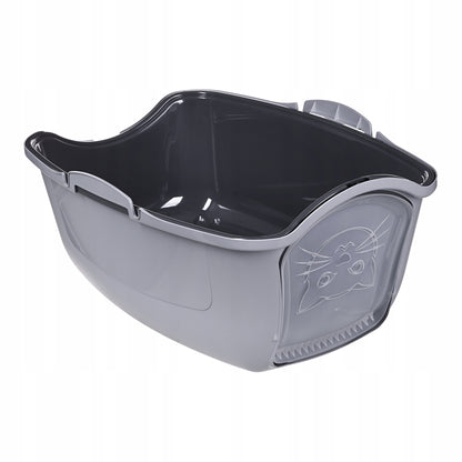 Diamentiq Kuweta zamknięta dla kota XL 56 x 40 x 39 cm z filtrem węglowym – szara