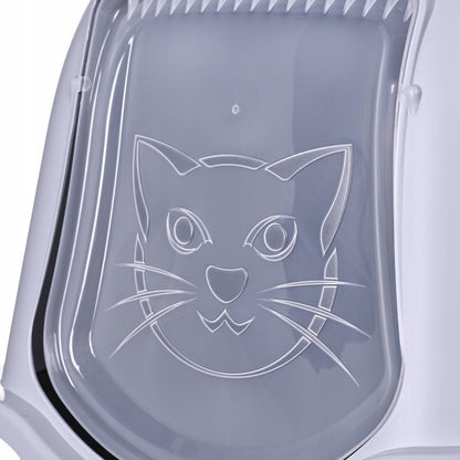 Diamentiq Kuweta zamknięta dla kota XL 56 x 40 x 39 cm z filtrem węglowym – szara