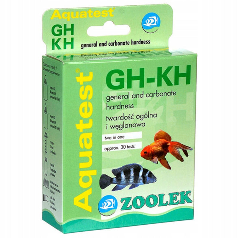 Zoolek Zestaw testów kropelkowych do akwarium pH x2, GH-KH, NO2, NO3, PO4, Fe