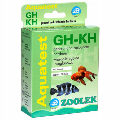 Zoolek Zestaw testów kropelkowych do akwarium pH x2, GH-KH, NO2, NO3, PO4, Fe