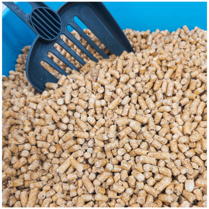 ŚwiatEka Żwirek drewniany pellet 30 kg dla kota i gryzoni – drewno iglaste, 75 l