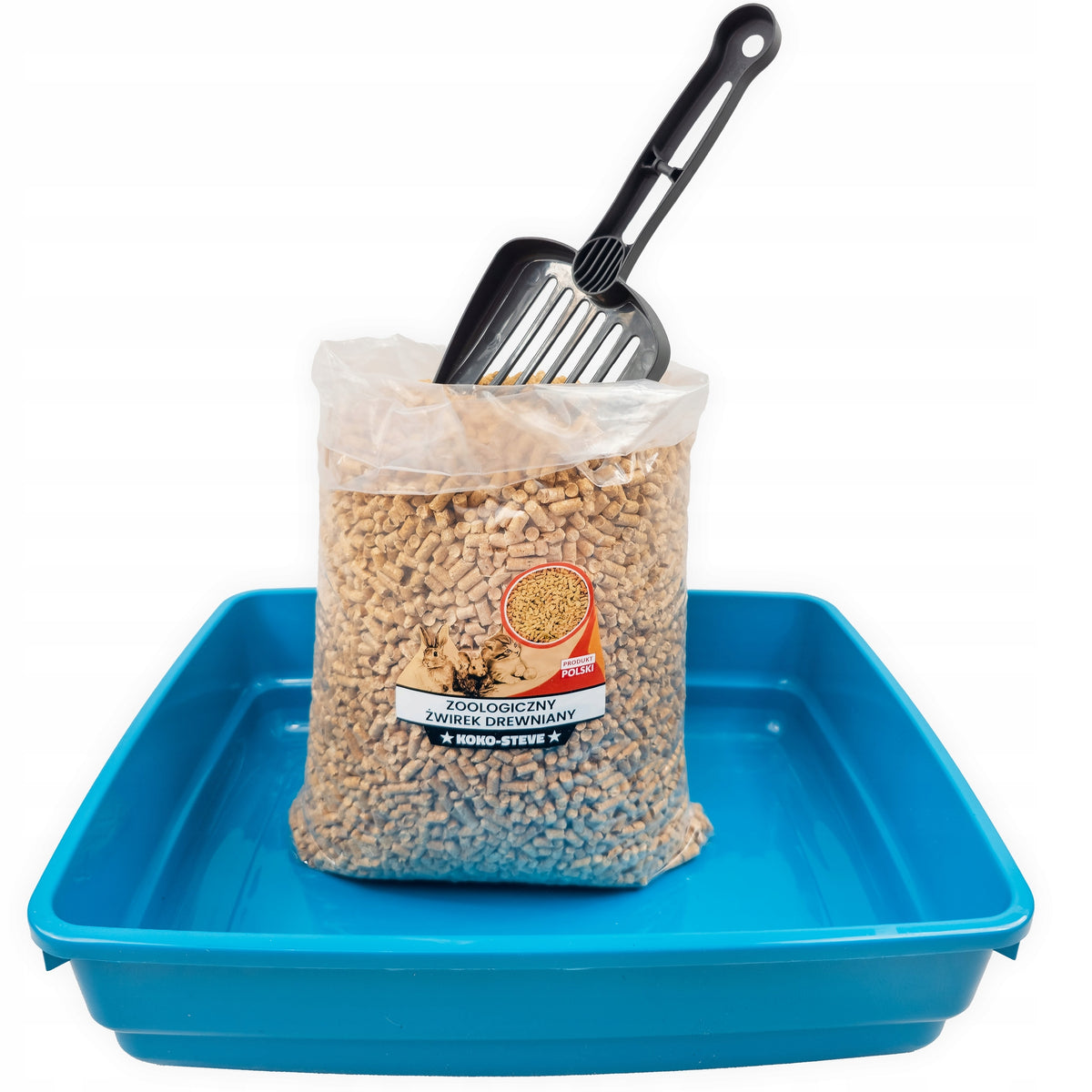 ŚwiatEka Żwirek drewniany pellet 30 kg dla kota i gryzoni – drewno iglaste, 75 l