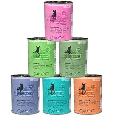 Catz Finefood mokra karma dla kota 6 x 400 g bezzbożowa, mix smaków – Classic Collection II