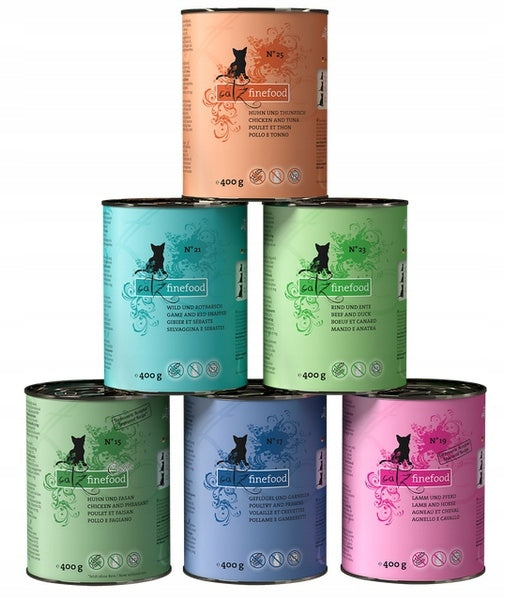 Catz Finefood mokra karma dla kota 6 x 400 g bezzbożowa, mix smaków – Classic Collection II