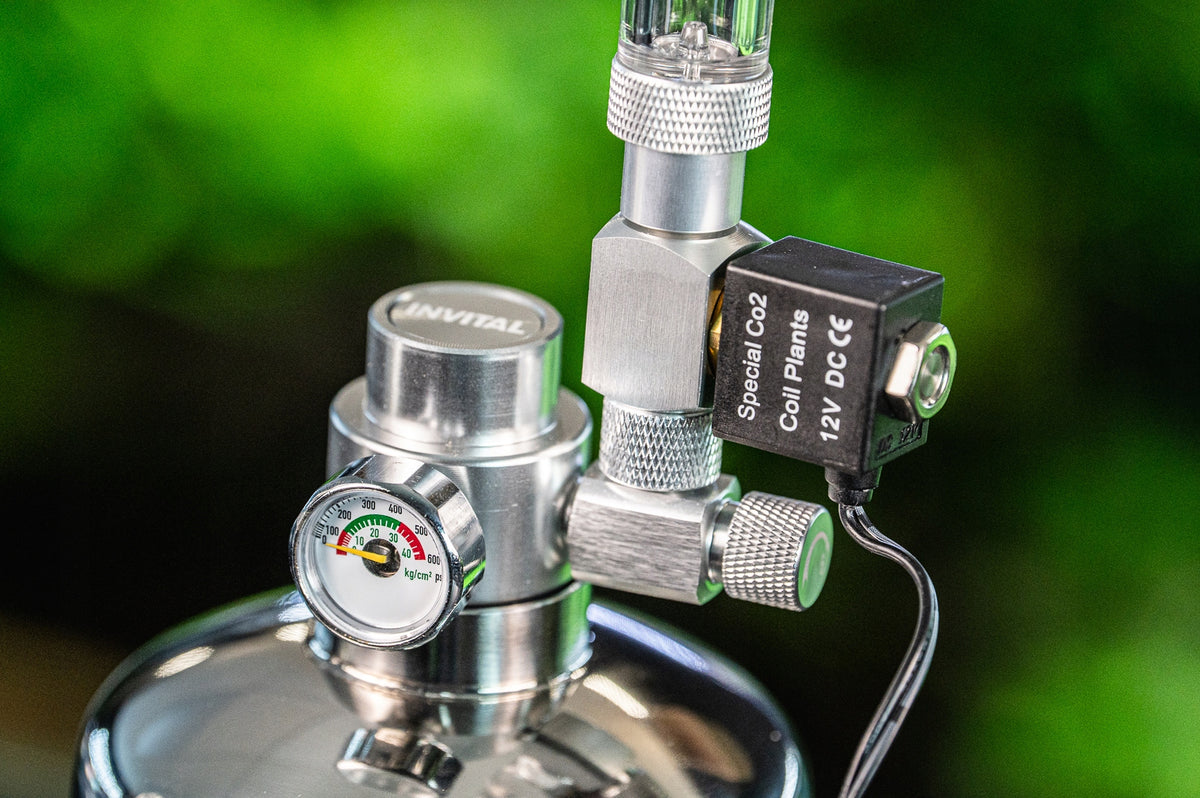 Invital Generator CO2 do akwarium z butlą 2 l – zawór elektromagnetyczny, wyłączanie nocne