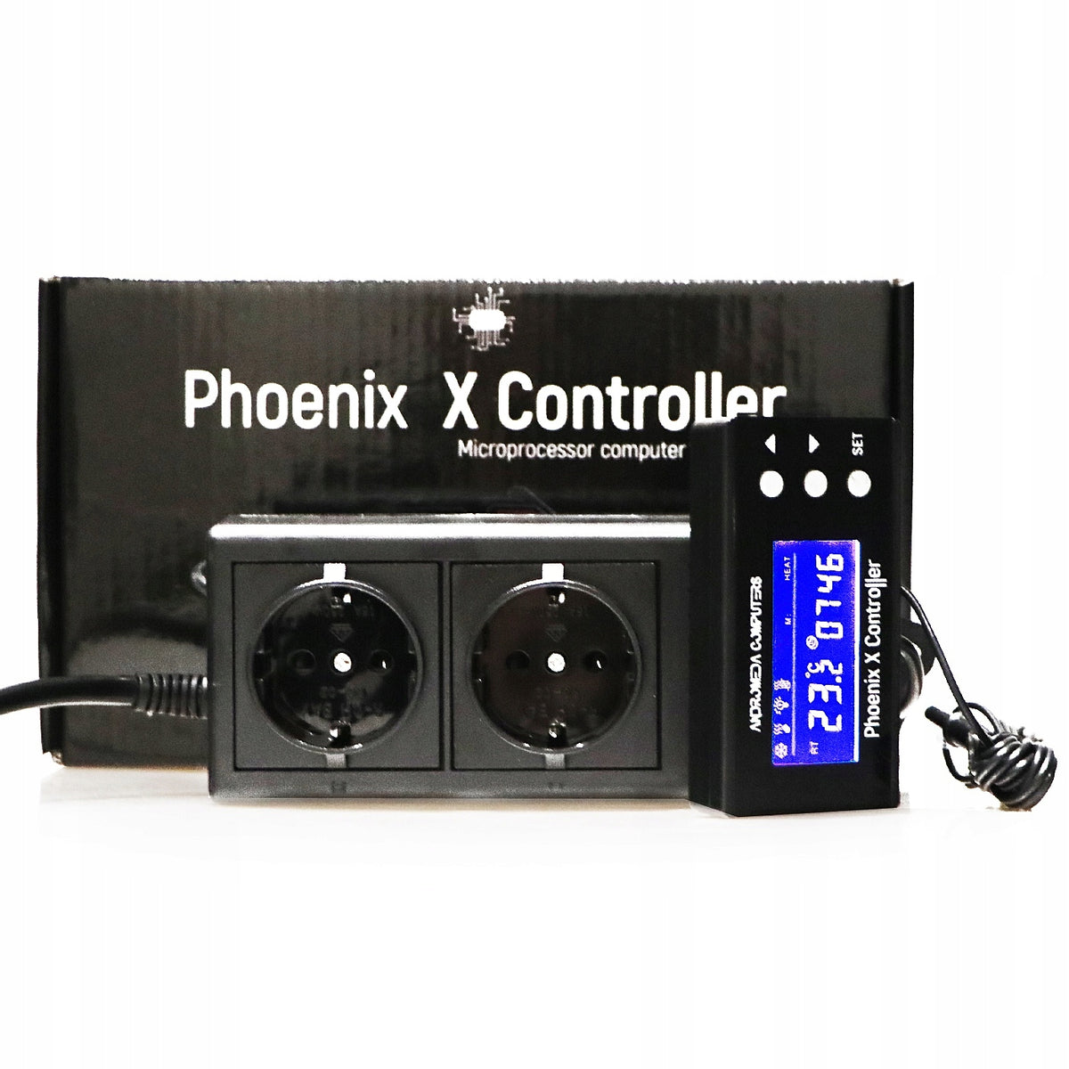 Andromeda Computers Phoenix X termostat z programatorem do terrarium – 2 kanały, 1200W